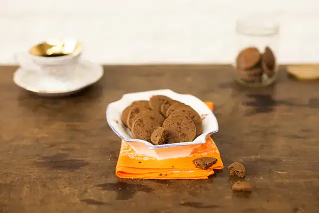 Biscoito de chocolate duplo