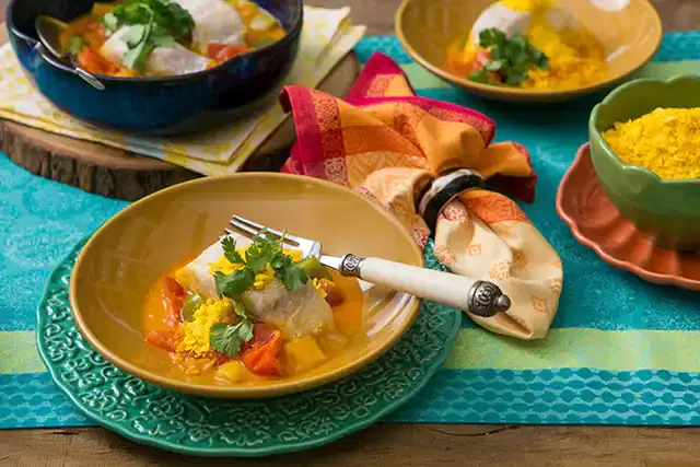 Moqueca rápida de peixe