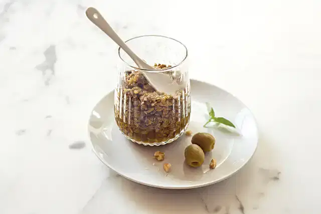 Tapenade de azeitonas verdes