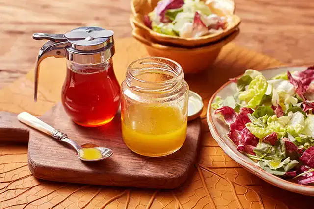 Molho de limão e mel para salada