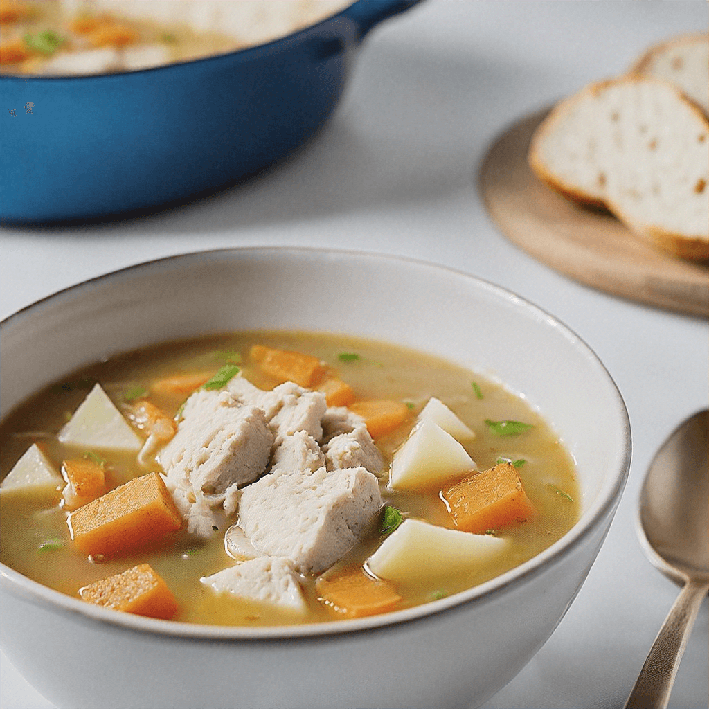 Sopa de Cebola com Torradas Integrais Sopa de Cebola com Torradas Integrais